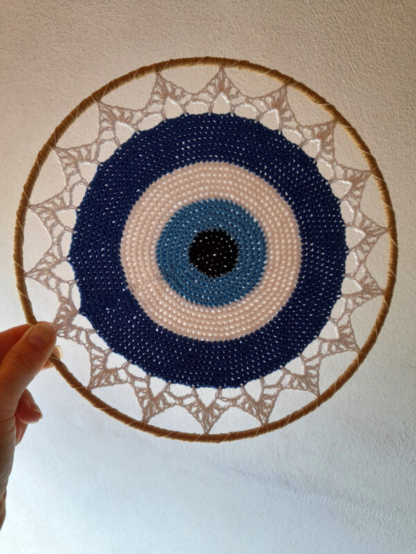 Krajka "Evil Eye" - 25 cm